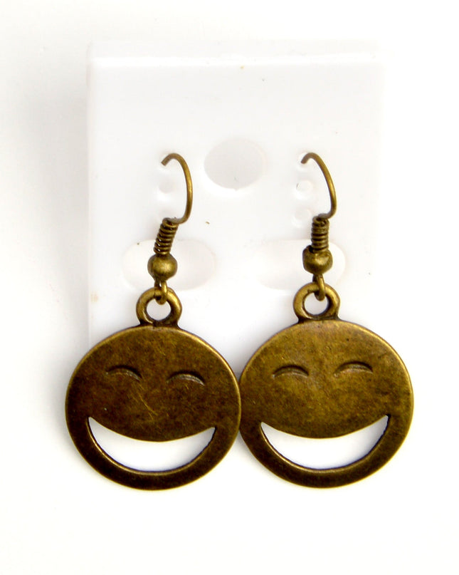 Boucles d'oreilles smiley pour Halloween et les fêtes