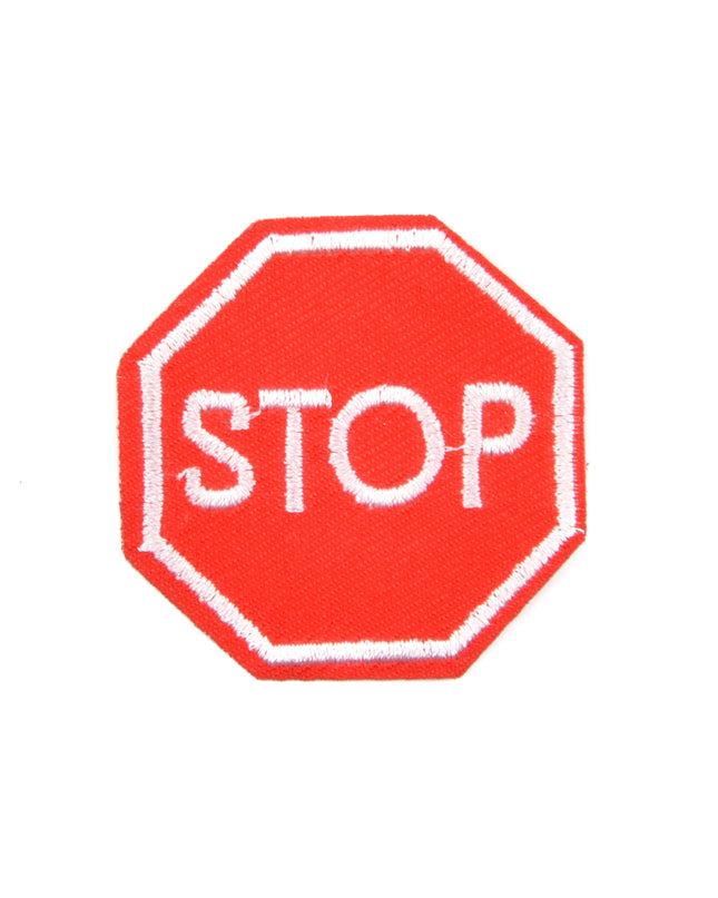 Patch Stop - Accessoire à message audacieux