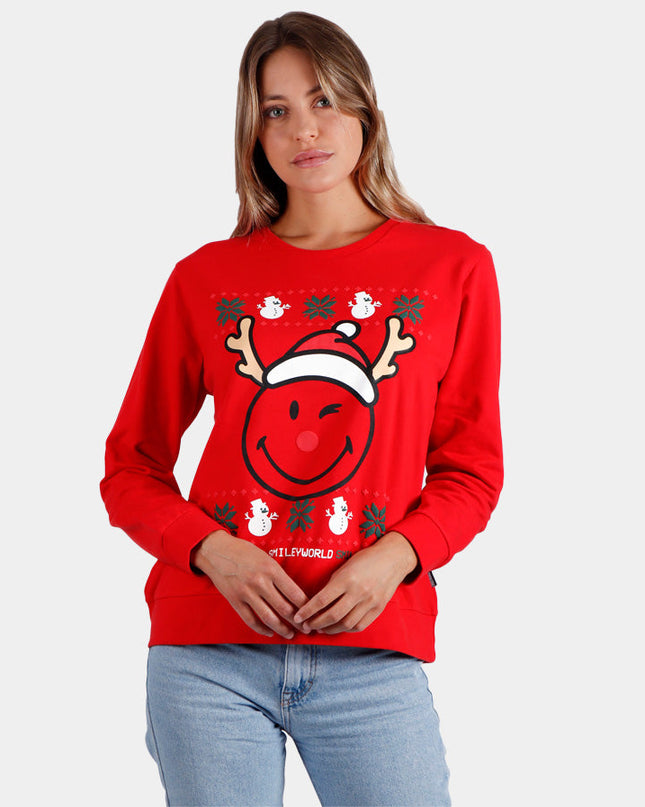 Smile Christmas Sweatshirt for Women
