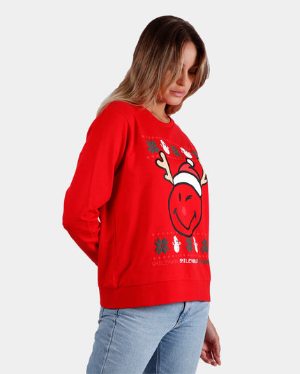 Christmas Sweatshirt for Women Oh Deer Design