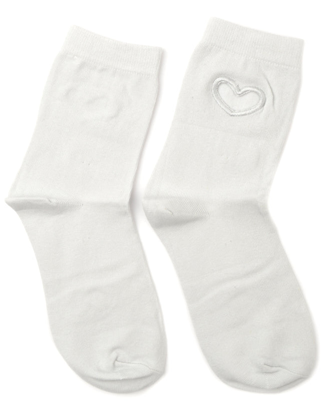 Fun Christmas Socks with Heart Grey Design for All Ages