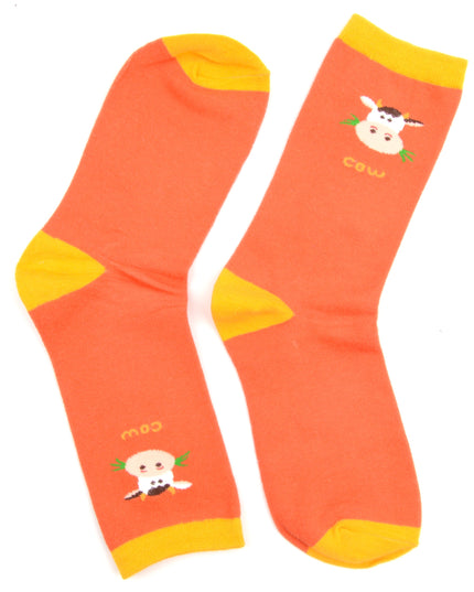 Chaussettes vache - Amusantes et festives
