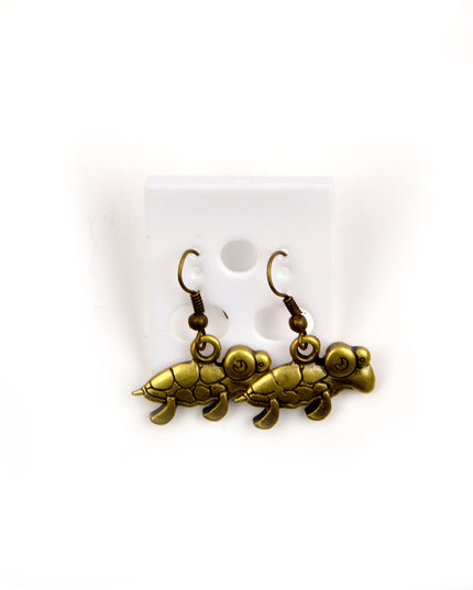 Boucles d'oreilles tortue