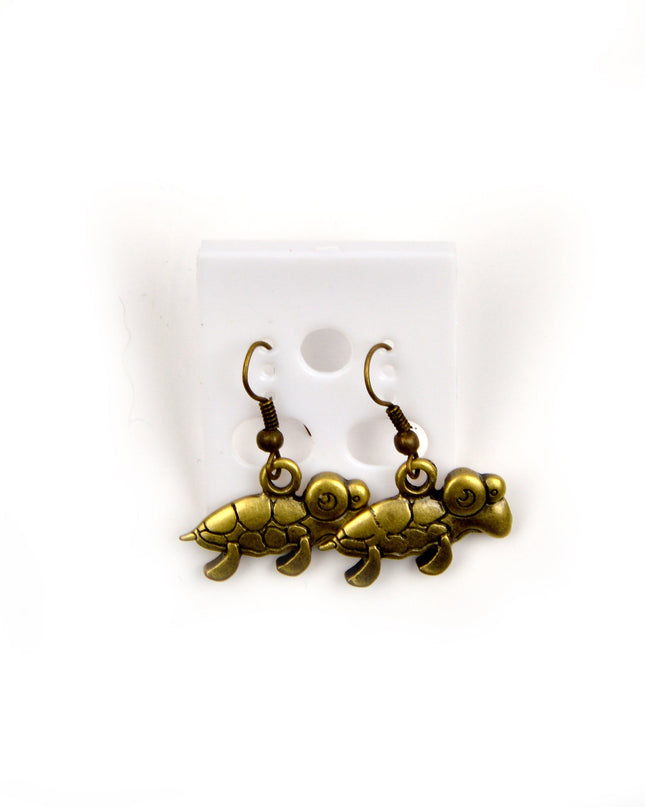 Boucles d'oreilles tortue