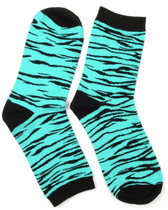 Fun Christmas Socks - Tiger Striped Style