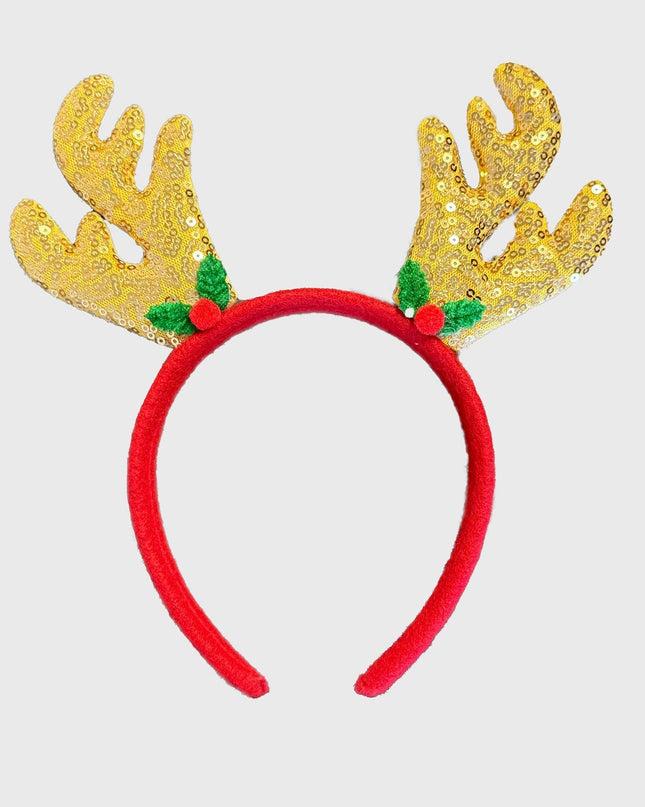 Bandeau de Noël doré