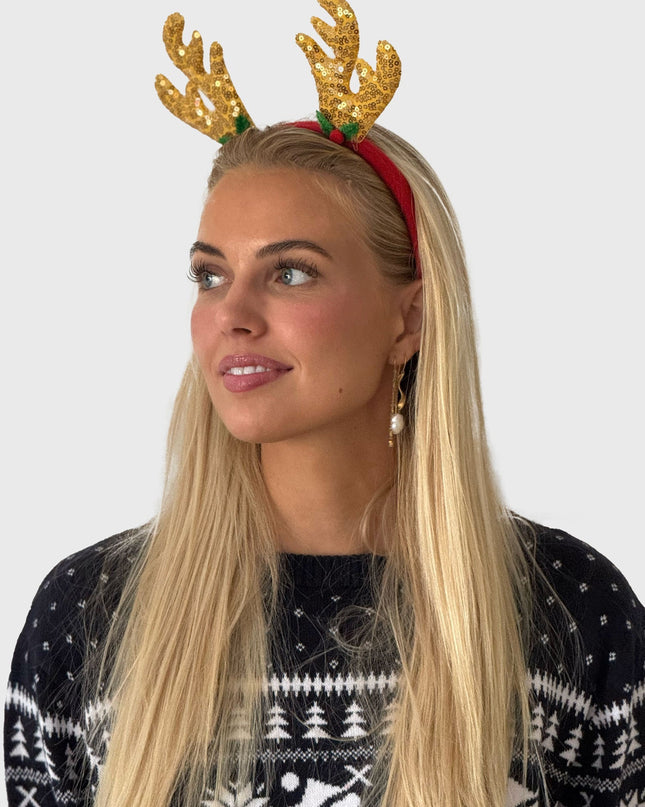 Bandeau de Noël doré