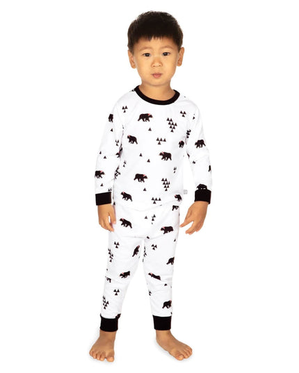 Toddler Boy's Beary Christmas Crew Neck Pajama Set