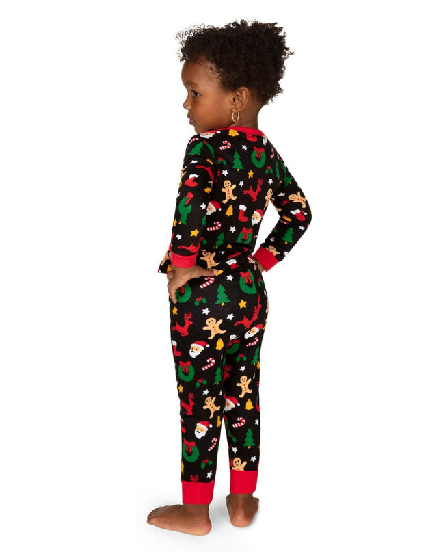 Toddler Girl's Cookie Cutter Crew Neck Pajama Set