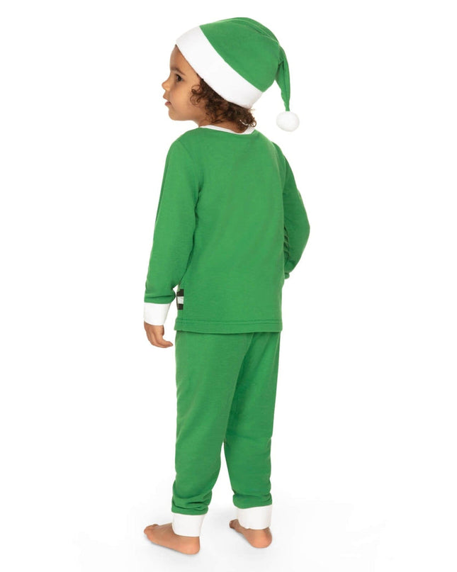 Toddler Girl's Elf Crew Neck Pajama Set