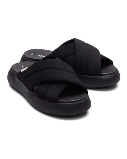 Pantoufles TOMS Alpargata Mallow Crossover - Noires