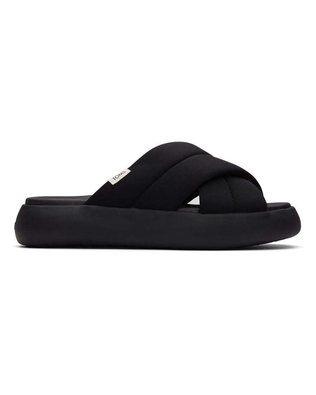 Pantoufles TOMS Alpargata Mallow Crossover - Noires