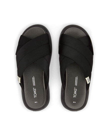 Pantoufles TOMS Alpargata Mallow Crossover - Noires