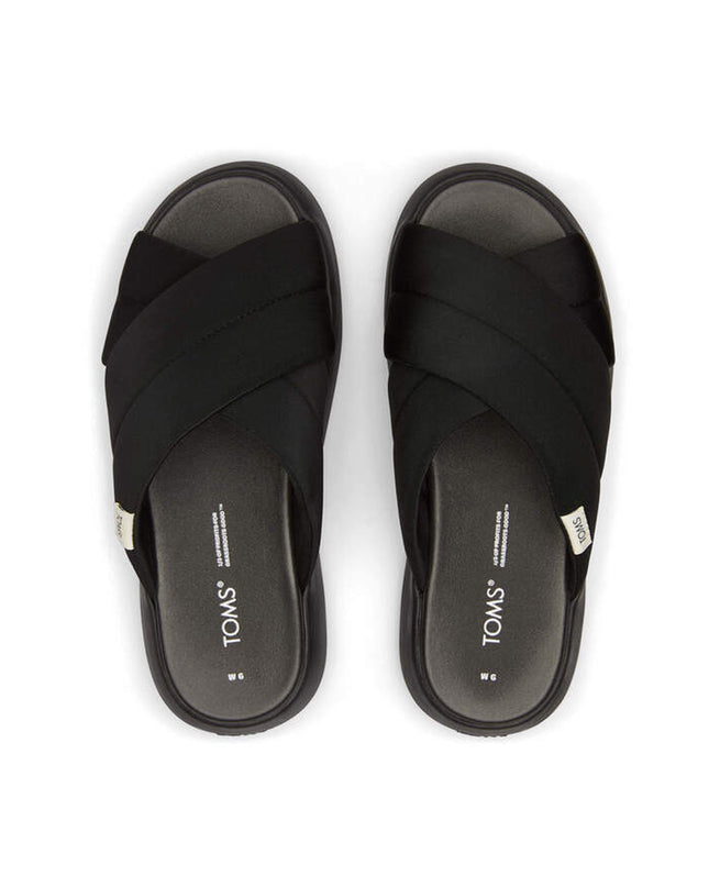 Pantoufles TOMS Alpargata Mallow Crossover - Noires