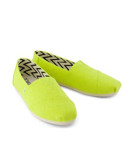 TOMS Alpargata Classic - Toile Heritage Lime