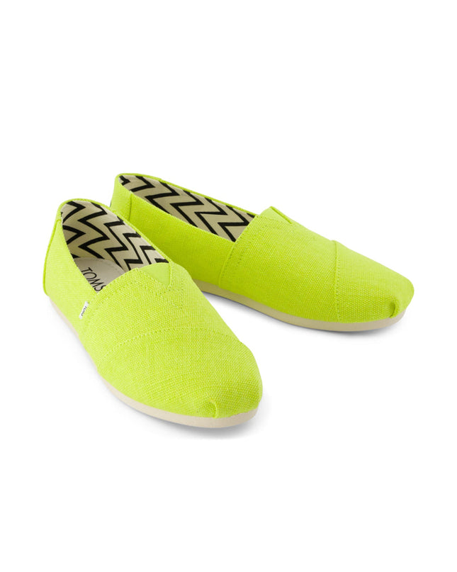 TOMS Alpargata Classic - Toile Heritage Lime