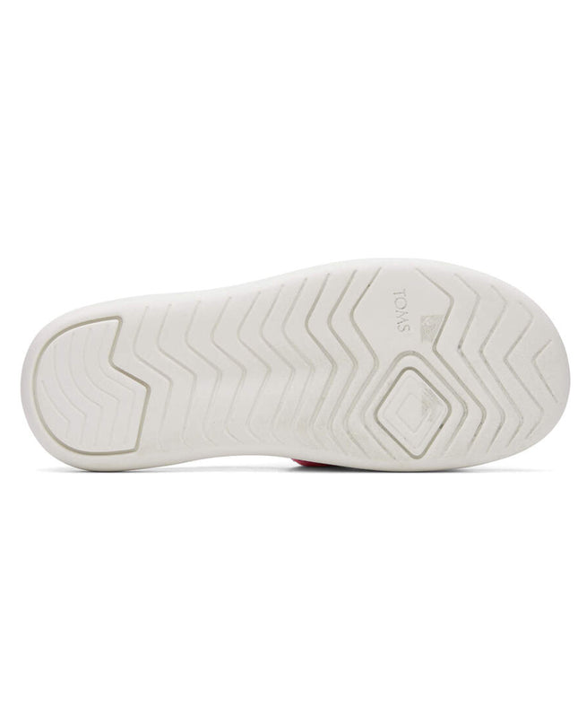 Pantoufles TOMS Mallow Slide Terry à rayures roses
