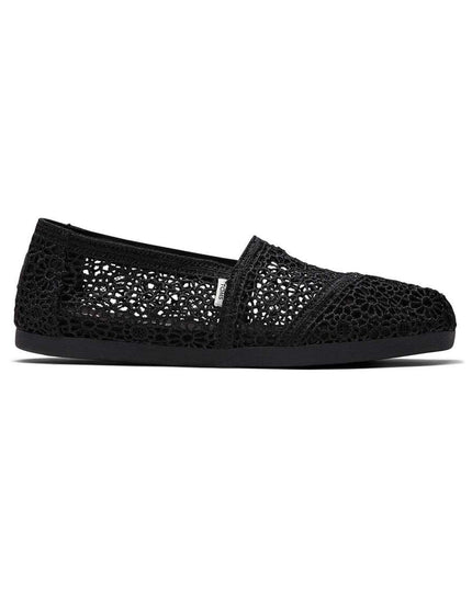 TOMS Alpargata - Chaussons noirs marocains en crochet