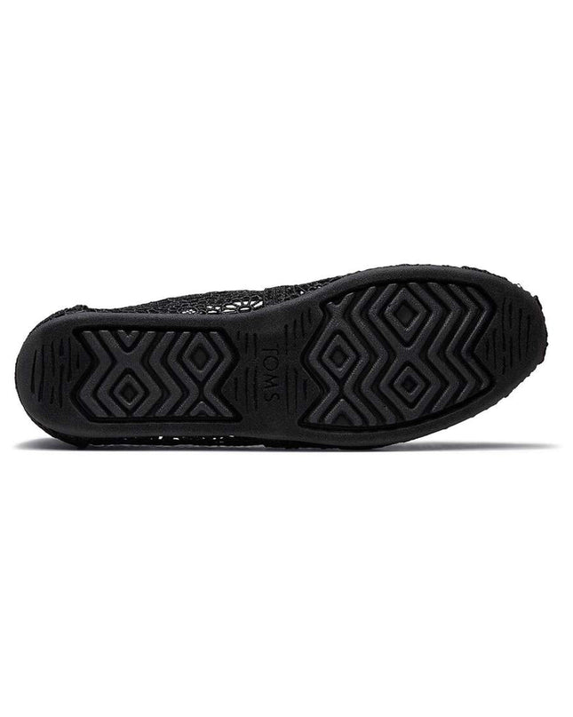 TOMS Alpargata - Chaussons noirs marocains en crochet