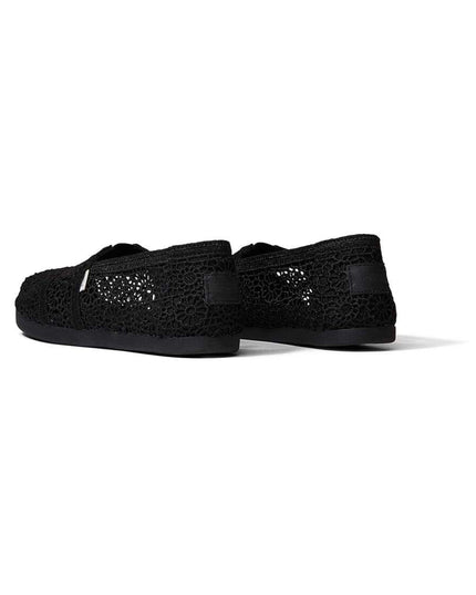TOMS Alpargata - Chaussons noirs marocains en crochet