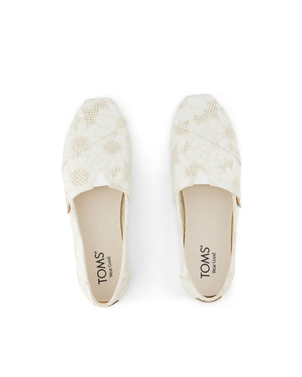 Alpargata Classique TOMS - Œillets floraux naturels