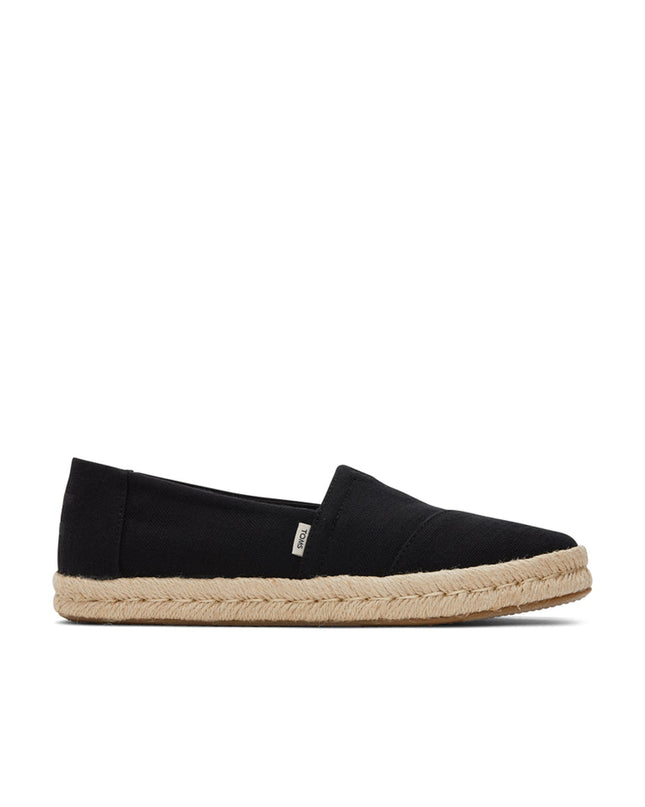 Alpargata Rope 2.0 de TOMS - Coton recyclé noir
