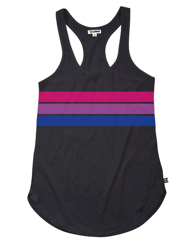 Bi Pride Flag Racerback Tank Top
