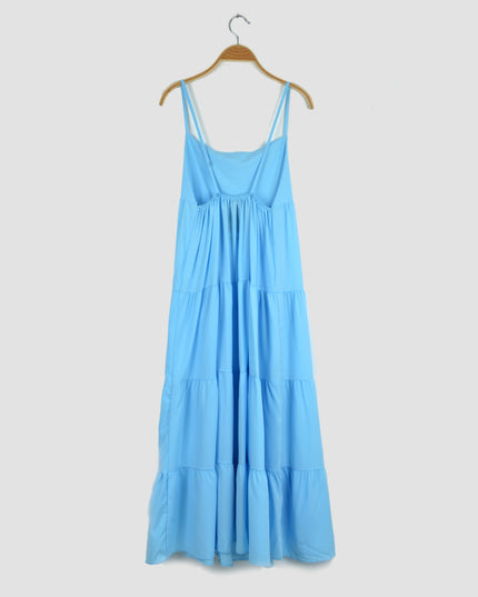Robe longue - Bleu clair