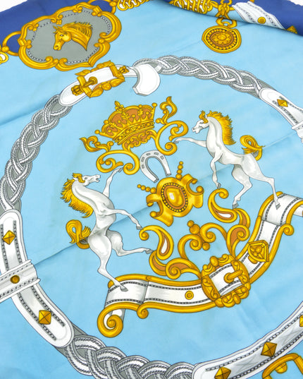 Écharpe vintage - Blason équestre | Accessoires