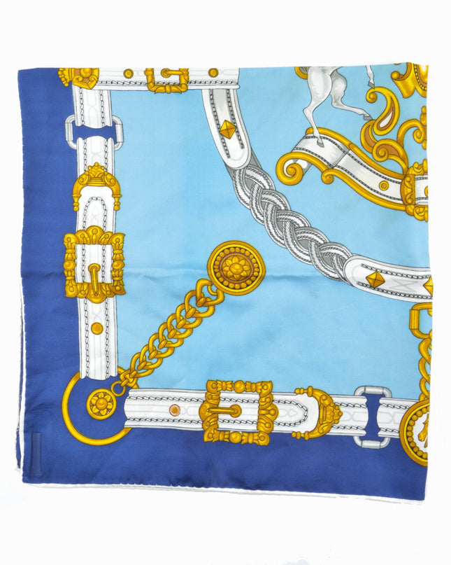 Écharpe vintage - Blason équestre | Accessoires