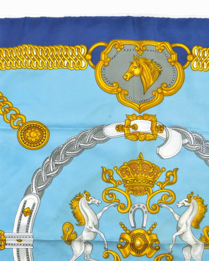 Écharpe vintage - Blason équestre | Accessoires