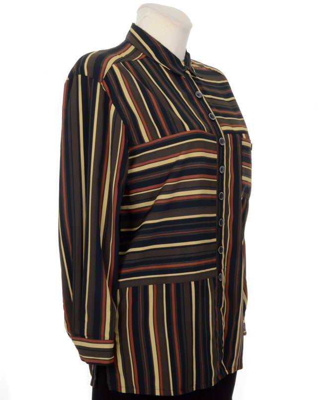 Chemisier vintage à rayures