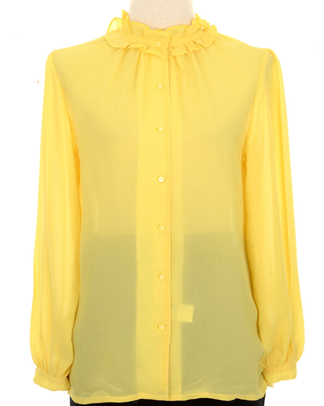 Chemisier vintage - Jaune