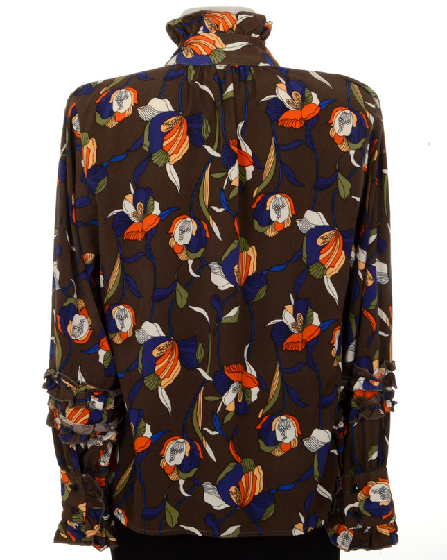 Chemisier vintage à volants