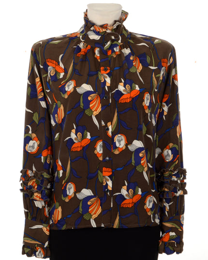 Chemisier vintage à volants