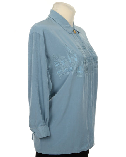 Blouse vintage - Paysage urbain