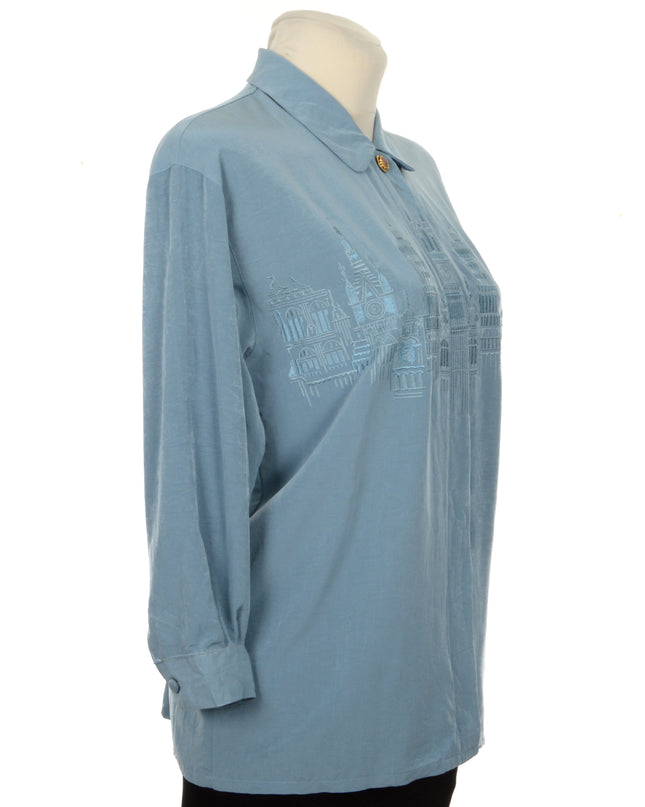 Blouse vintage - Paysage urbain