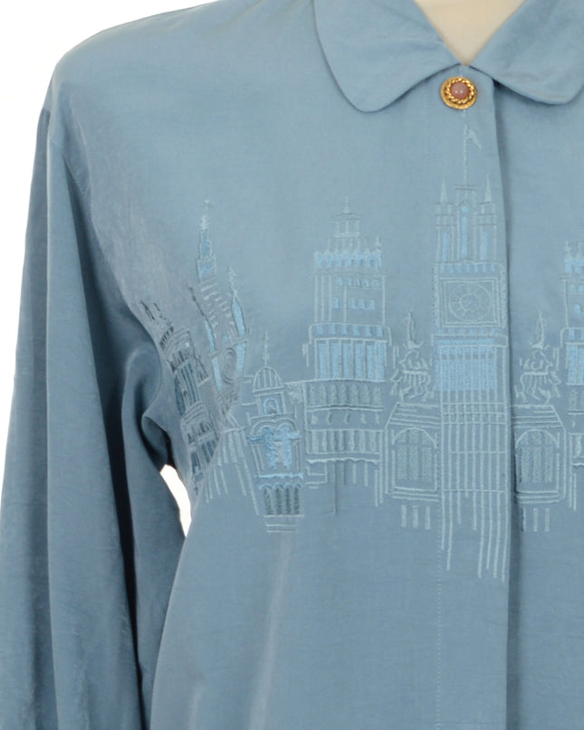 Blouse vintage - Paysage urbain