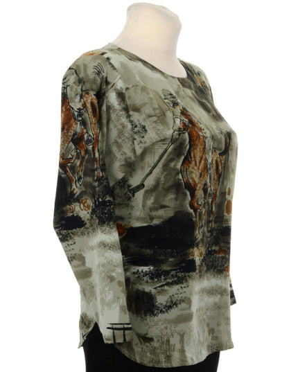 Blouse vintage - Équestre