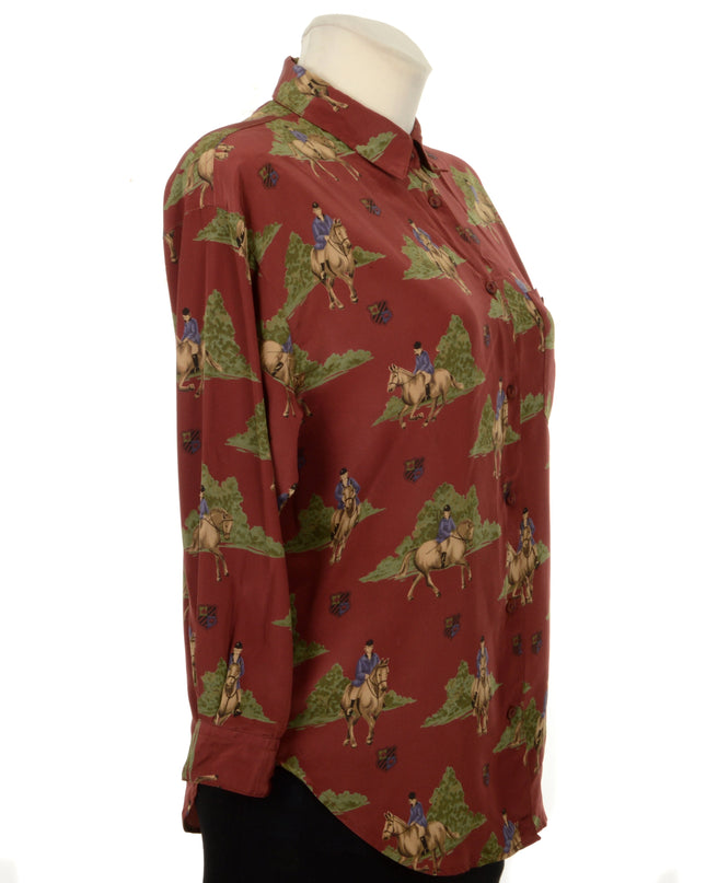 Blouse vintage - Équestre
