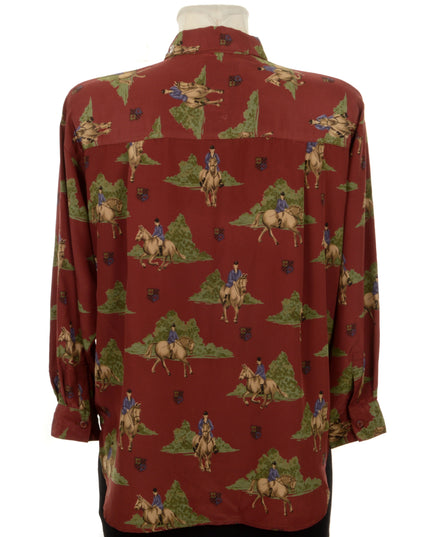Blouse vintage - Équestre