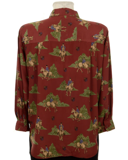 Blouse vintage - Équestre