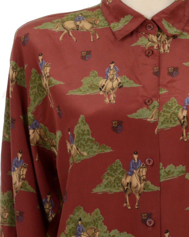 Blouse vintage - Équestre