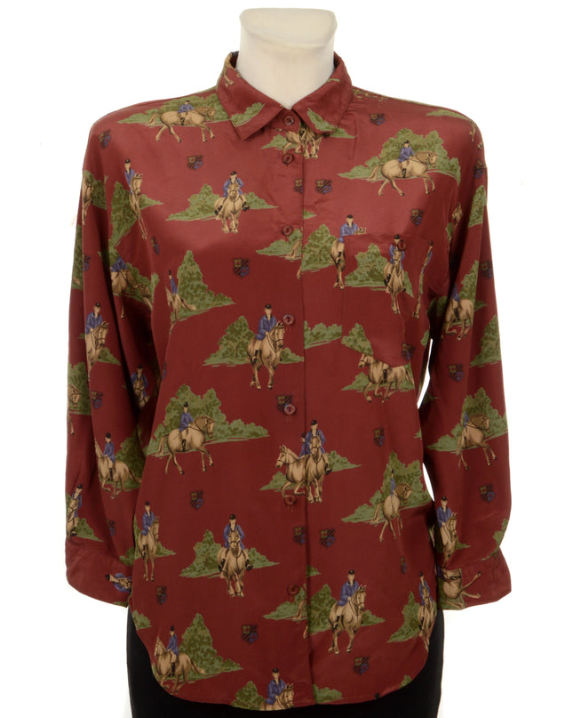 Blouse vintage - Équestre