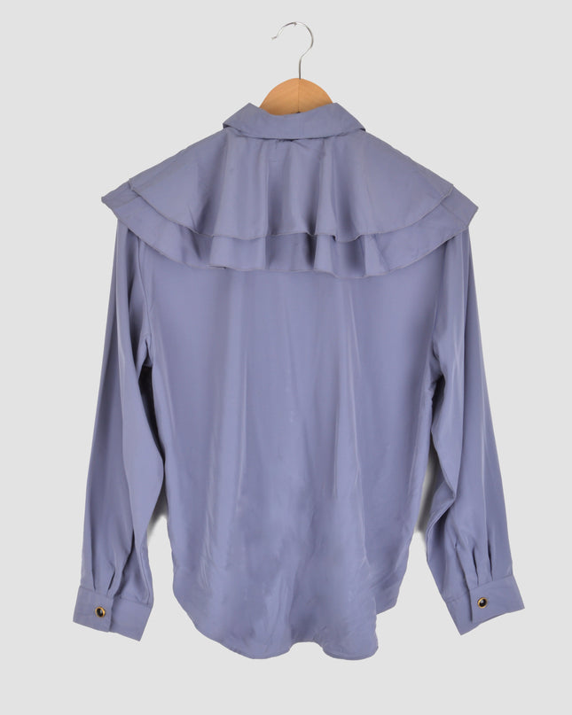 Chemisier vintage à volants | Violet | Pyjama de Noël pour tous