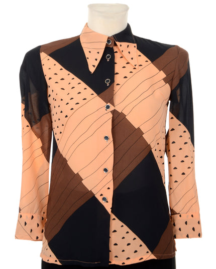 Chemisier vintage transparent