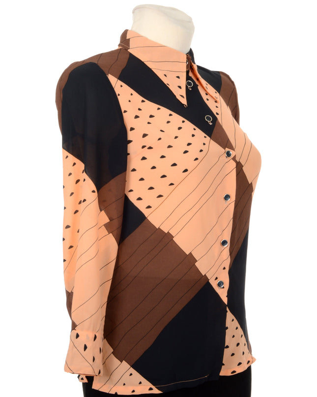 Chemisier vintage transparent