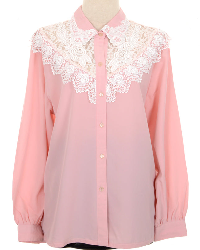 Chemisier vintage en dentelle