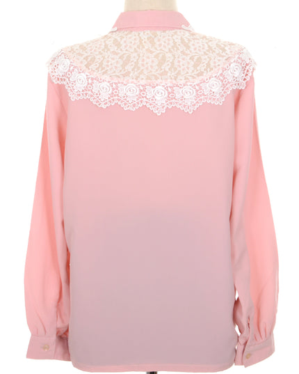 Chemisier vintage en dentelle