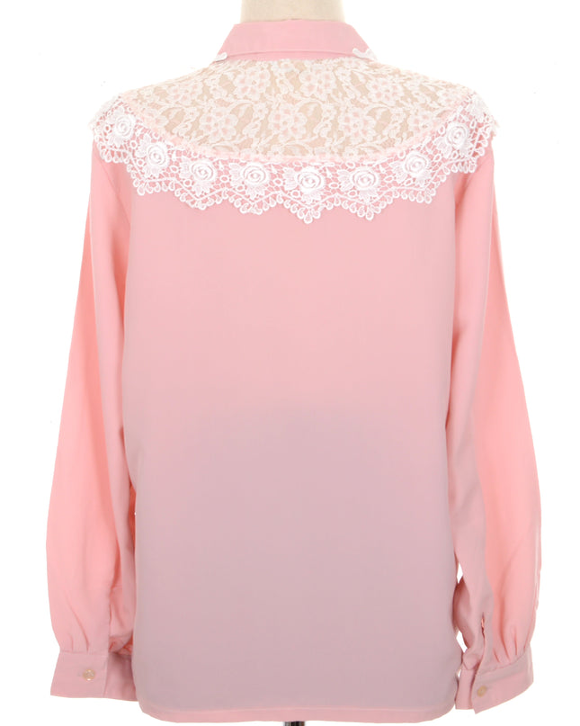 Chemisier vintage en dentelle
